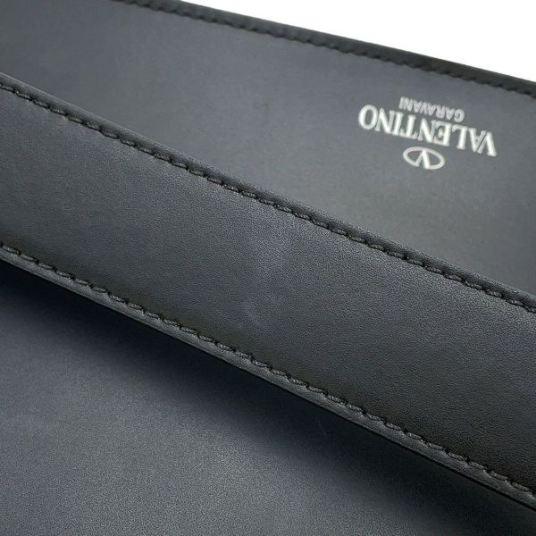 ヴァレンティノ・ガラヴァーニ ボディバッグ VLTNロゴ VY2B0A10WJW VALENTINO ベルトバッグ 黒