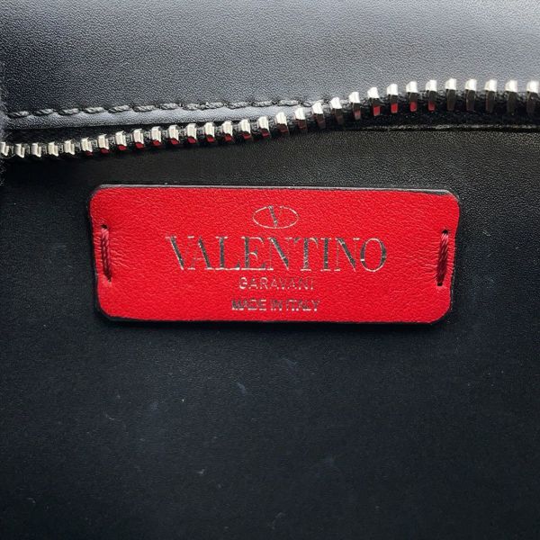 ヴァレンティノ・ガラヴァーニ ボディバッグ VLTNロゴ VY2B0A10WJW VALENTINO ベルトバッグ 黒