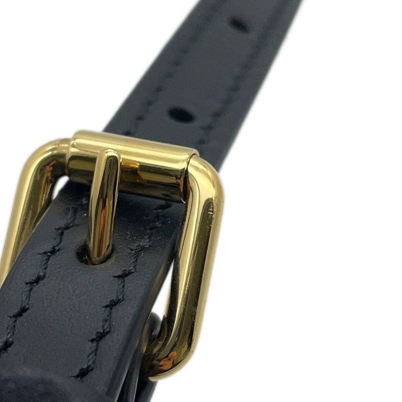 グッチ ショルダーバッグ GG レザー スーパーミニ ハンドバッグ 790130 GUCCI 2way 黒