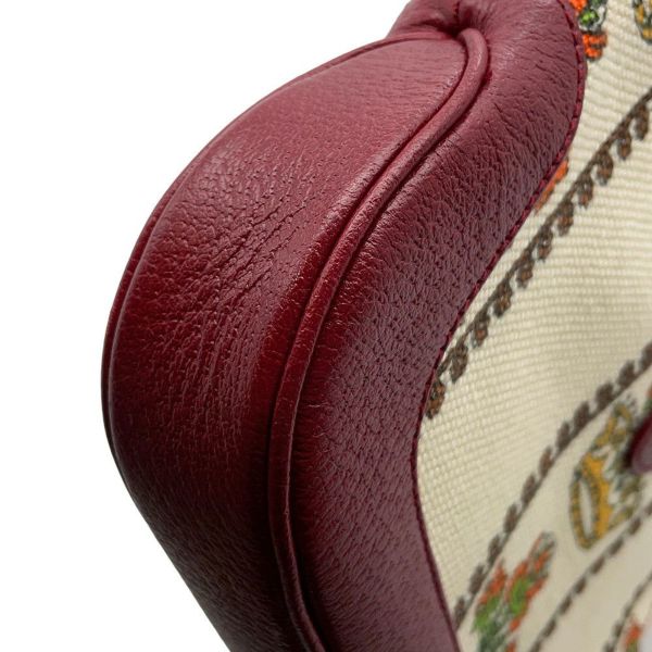 グッチ ショルダーバッグ ジャッキー 1961 スモール MUSIC IS MINE キャンバス/レザー 636706 GUCCI ハンドバッグ