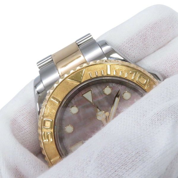 ロレックス ヨットマスター SS/K18イエローゴールド V番 16623NC ROLEX 腕時計 ウォッチ ブラックシェル文字盤