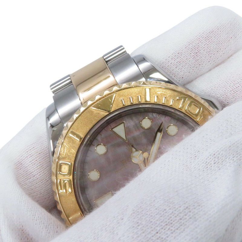 ロレックス ヨットマスター SS/K18イエローゴールド V番 16623NC ROLEX 腕時計 ウォッチ ブラックシェル文字盤