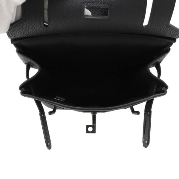 エルメス ボディバッグ ケリー アッカドPM ブラック/ブラック金具 トゴ K刻印 HERMES メンズ 黒