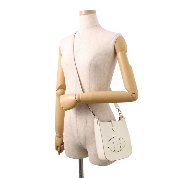エルメス エブリンTPM セリエ クレ/シルバー金具 エプソン K刻印 HERMES バッグ