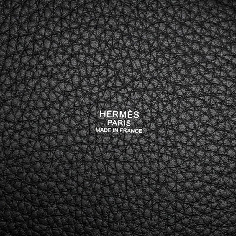 エルメス ハンドバッグ ピコタンロックPM ブラック/シルバー金具 トリヨンクレマンス K刻印 黒