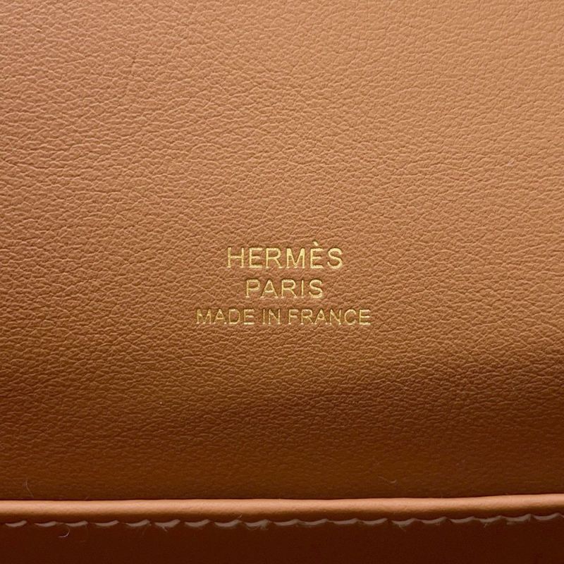 エルメス ハンドバッグ ポシェットケリー ゴールド/ゴールド金具 スイフト K刻印