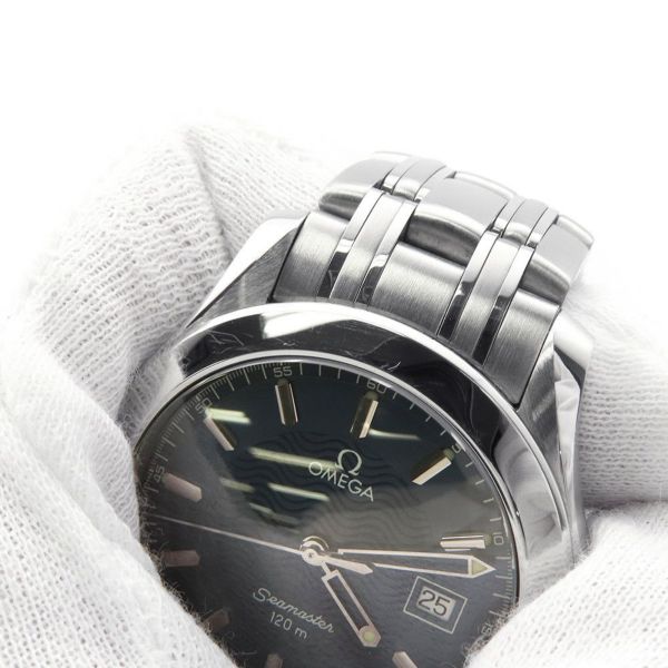 オメガ シーマスター 120M 2511.81.00 OMEGA 腕時計 ブルー文字盤