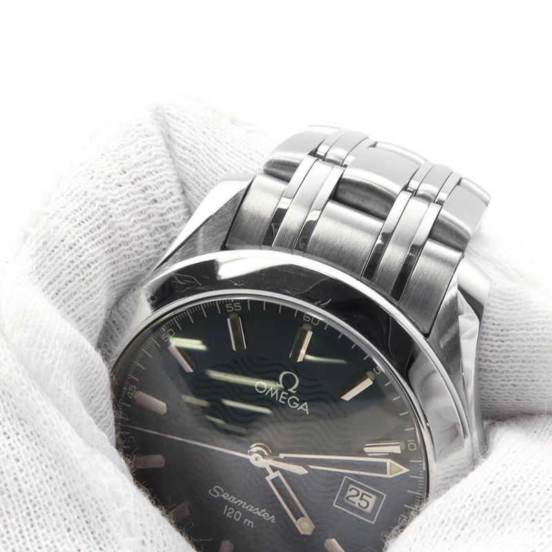 オメガ シーマスター 120M 2511.81.00 OMEGA 腕時計 ブルー文字盤