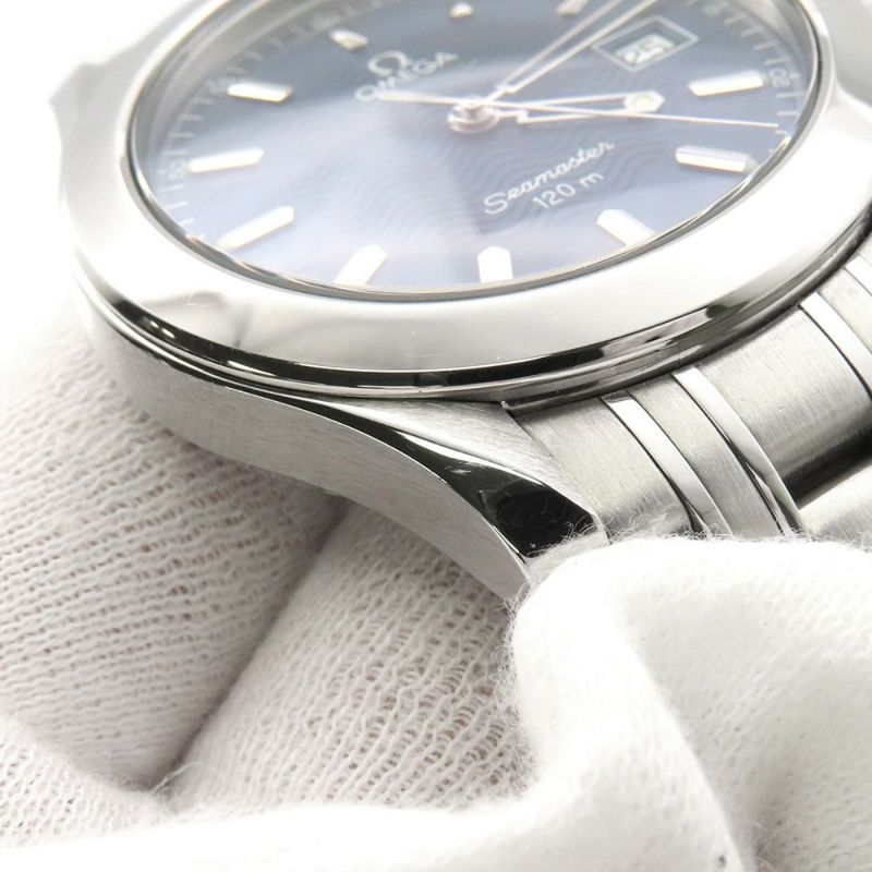 オメガ シーマスター 120M 2511.81.00 OMEGA 腕時計 ブルー文字盤