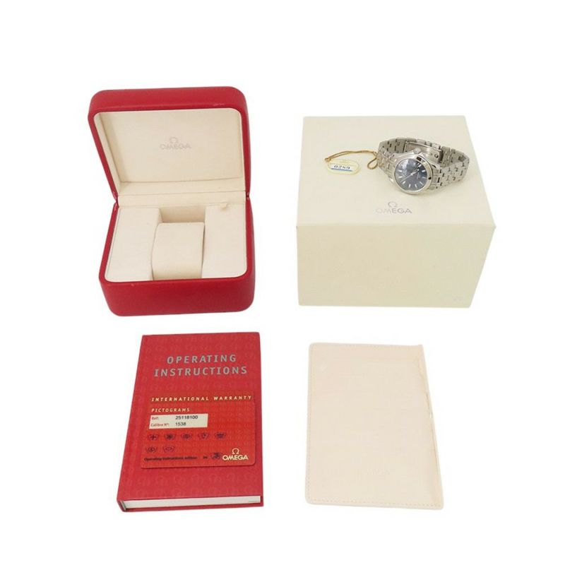 オメガ シーマスター 120M 2511.81.00 OMEGA 腕時計 ブルー文字盤