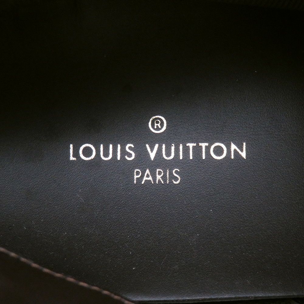 ルイヴィトン ブーツ モノグラム オーベルカンフライン アンクルブーツ レザー/ラインストーン メンズサイズ10 LOUIS VUITTON 靴