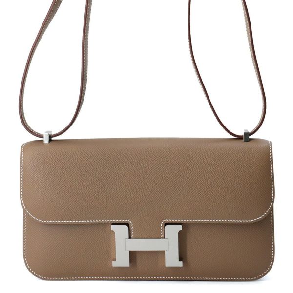 エルメス コンスタンス エラン ミロワール エトゥープ/シルバー金具 エプソン K刻印