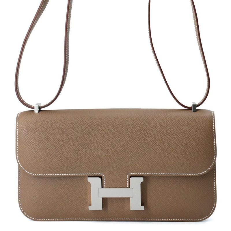 エルメス コンスタンス エラン ミロワール エトゥープ/シルバー金具 エプソン K刻印