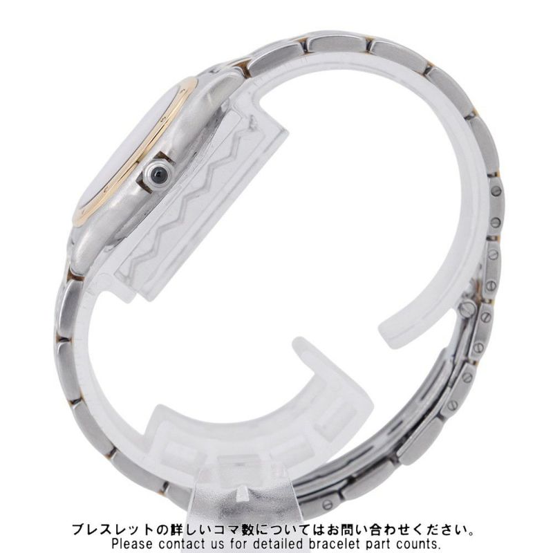 カルティエ パンテール クーガー 2ロウ SM W35005B6 SS/K18イエローゴールド Cartier 腕時計 ウォッチ シルバー文字盤