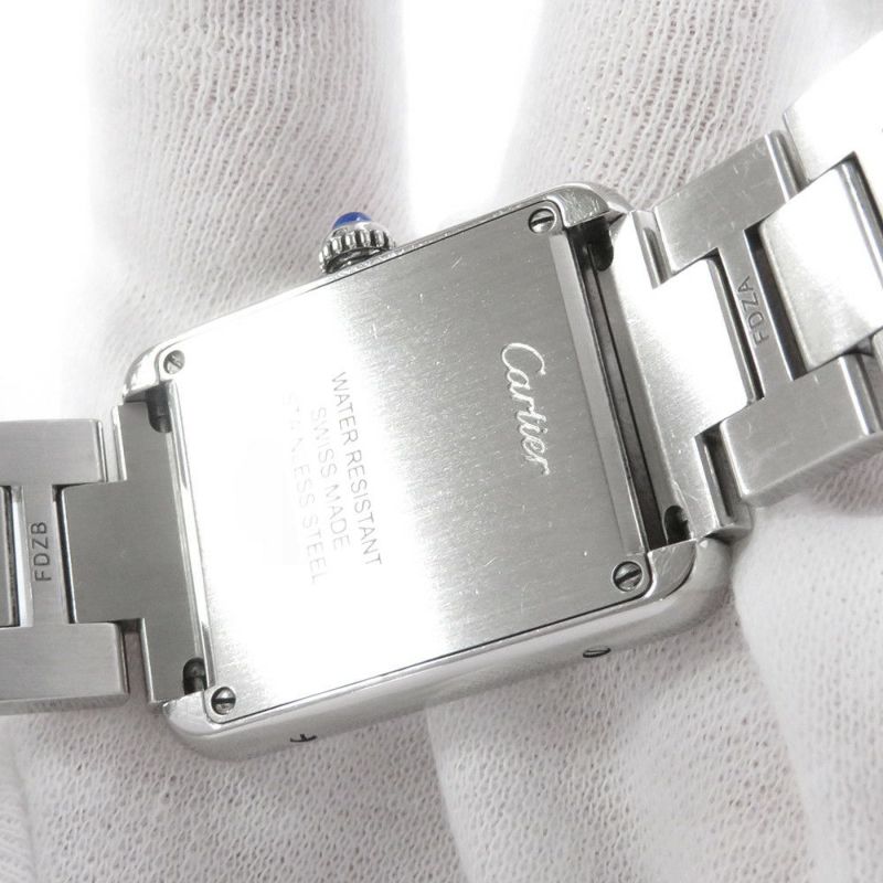 カルティエ タンクソロ SM W5200013 Cartier 腕時計 ウォッチ クォーツ シルバー文字盤