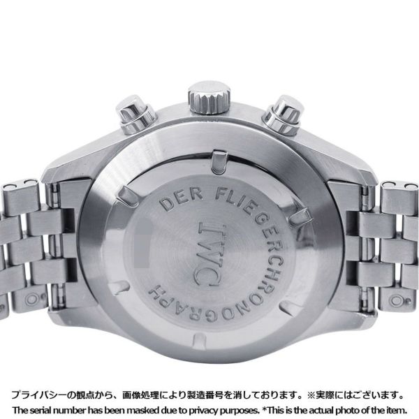 IWC スピットファイアー クロノグラフ オートマティック IW379502 腕時計 黒文字盤
