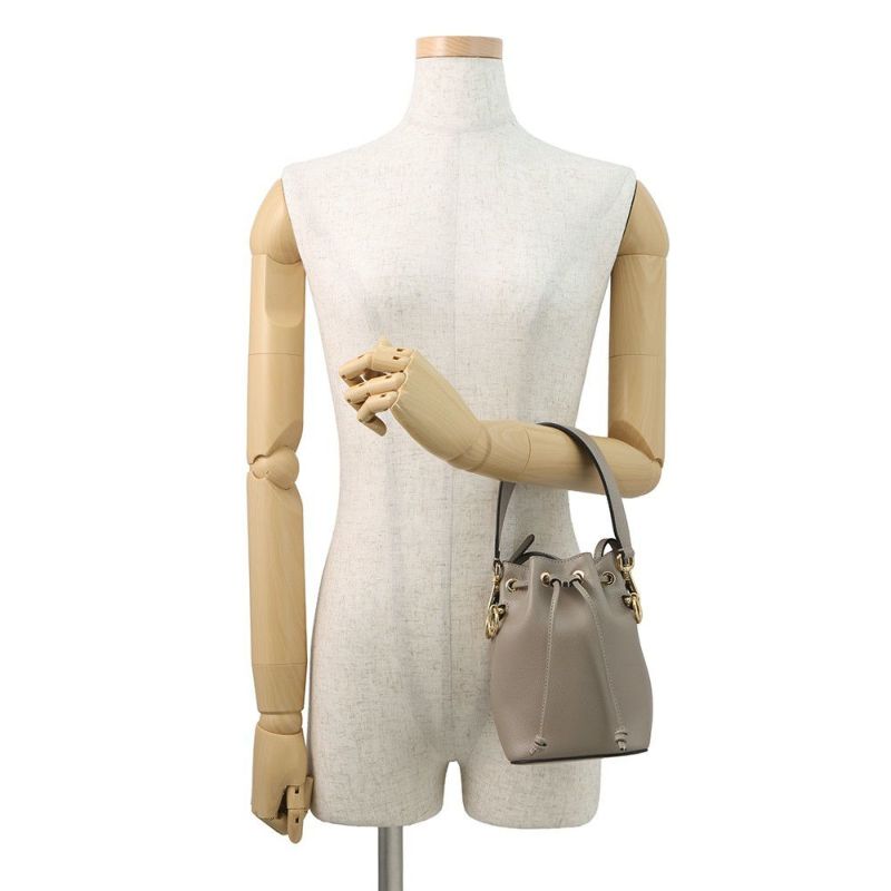 フェンディ ショルダーバッグ モン トレゾール ミニ レザー 8BS010 FENDI バッグ 2wayハンドバッグ