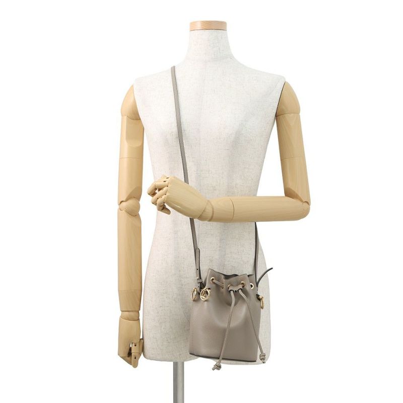 フェンディ ショルダーバッグ モン トレゾール ミニ レザー 8BS010 FENDI バッグ 2wayハンドバッグ