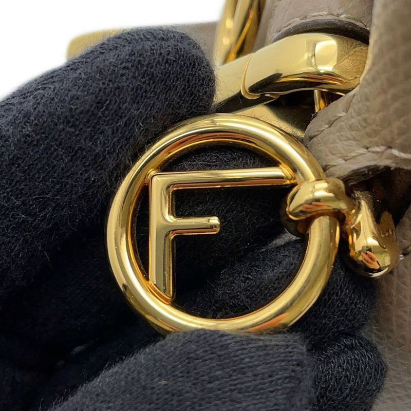 フェンディ ショルダーバッグ モン トレゾール ミニ レザー 8BS010 FENDI バッグ 2wayハンドバッグ