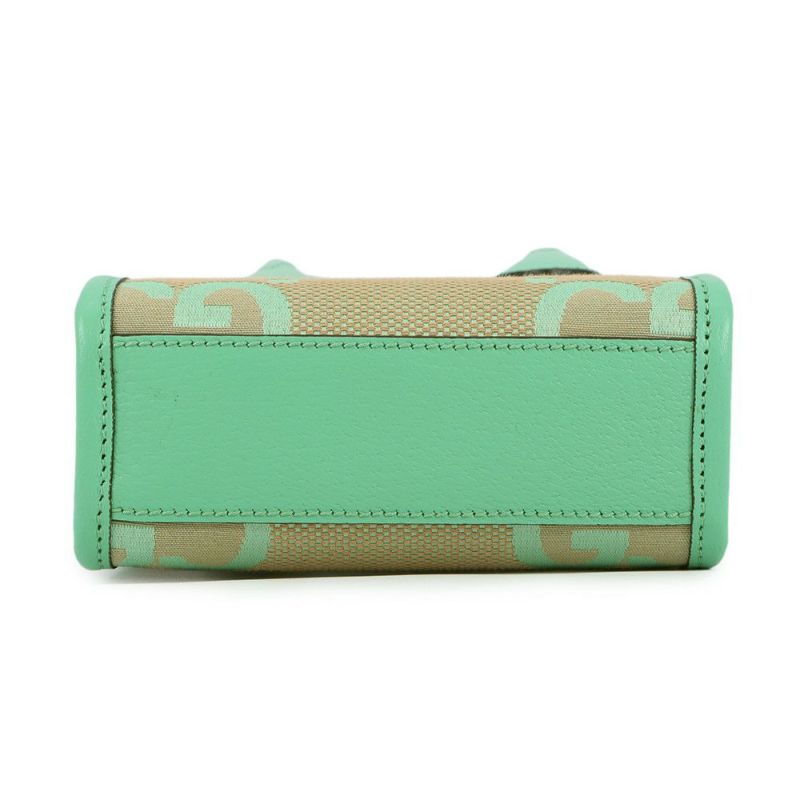 グッチ ハンドバッグ ジャンボGG キャンバス/レザー 671623 GUCCI バッグ 2wayショルダー ミニバッグ