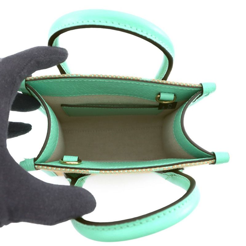 グッチ ハンドバッグ ジャンボGG キャンバス/レザー 671623 GUCCI バッグ 2wayショルダー ミニバッグ