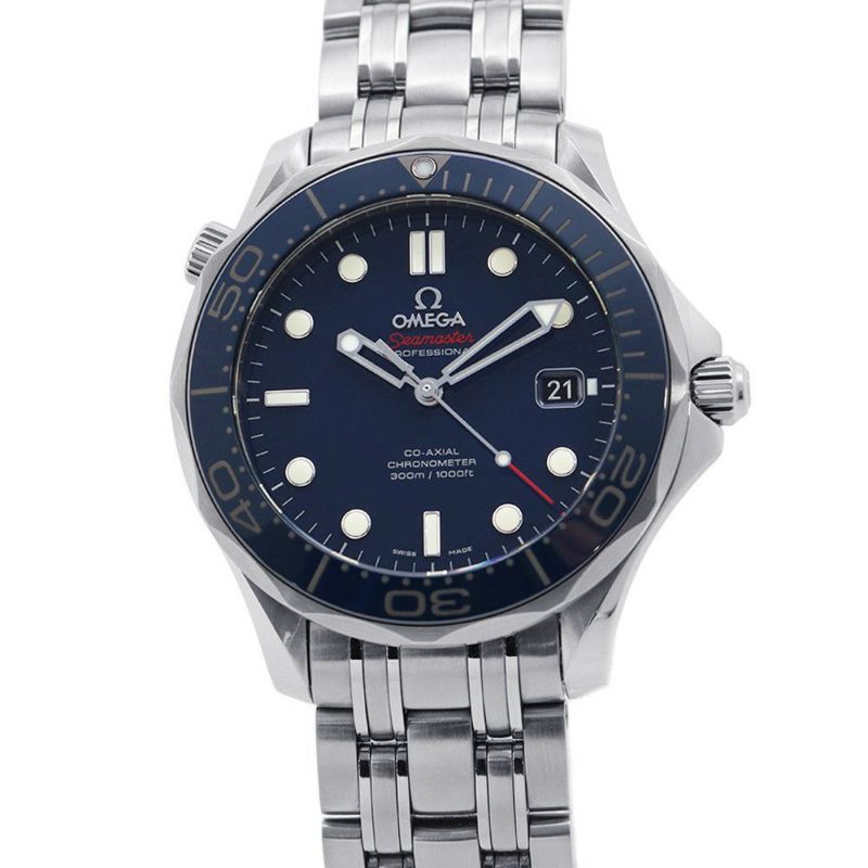 オメガ シーマスター300 コーアクシャル 212.30.41.20.03.001 OMEGA 腕時計 ブルー文字盤