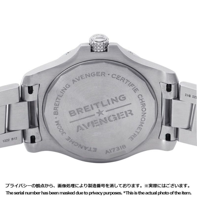 ブライトリング アベンジャー オートマチック 43 A17318 BREITLING 腕時計 ブルー文字盤