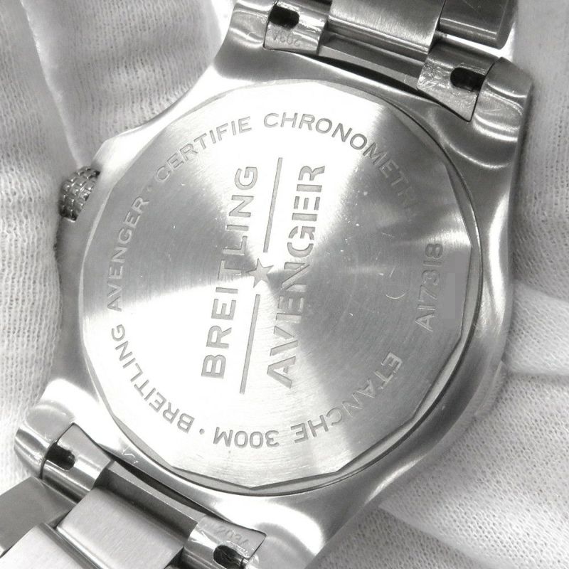 ブライトリング アベンジャー オートマチック 43 A17318 BREITLING 腕時計 ブルー文字盤