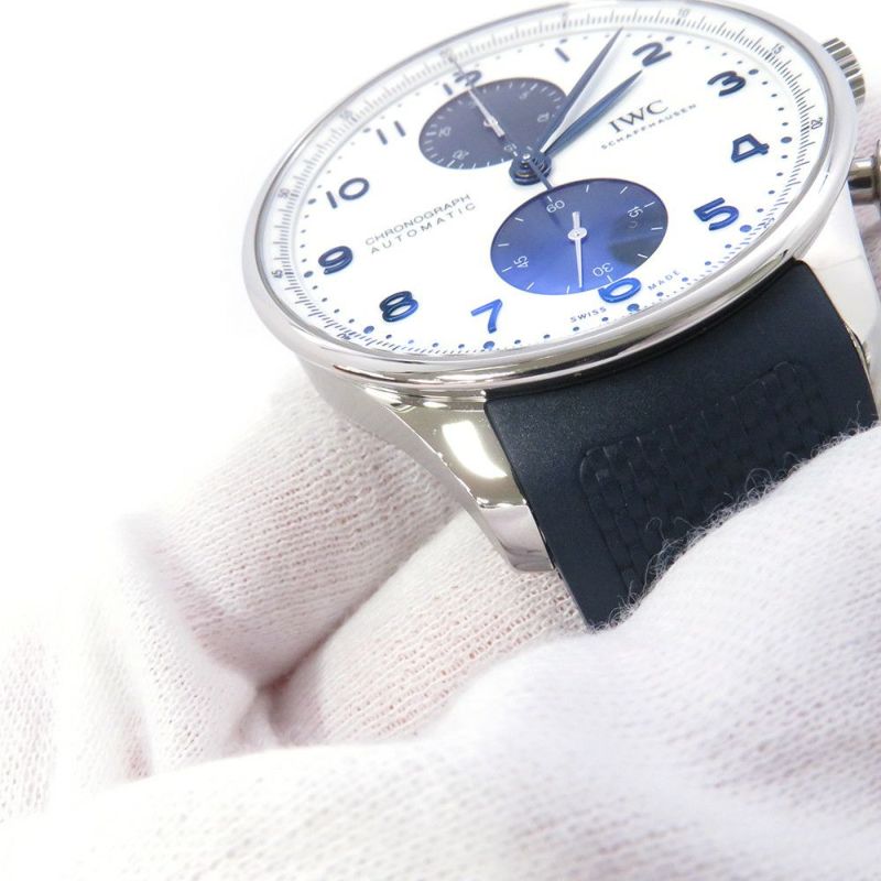 IWC ポルトギーゼ クロノグラフ IW371620 腕時計 白文字盤