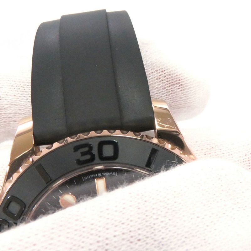 ロレックス ヨットマスター K18PG エバーローズゴールド 268655 ROLEX 腕時計 黒文字盤