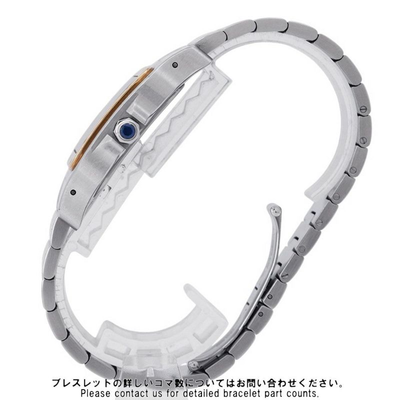 カルティエ サントス ガルベ XL W20099C4 Cartier 腕時計 白文字盤