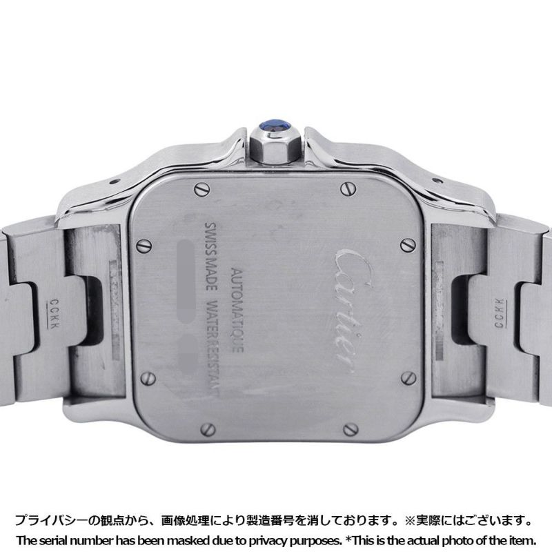 カルティエ サントス ガルベ XL W20099C4 Cartier 腕時計 白文字盤