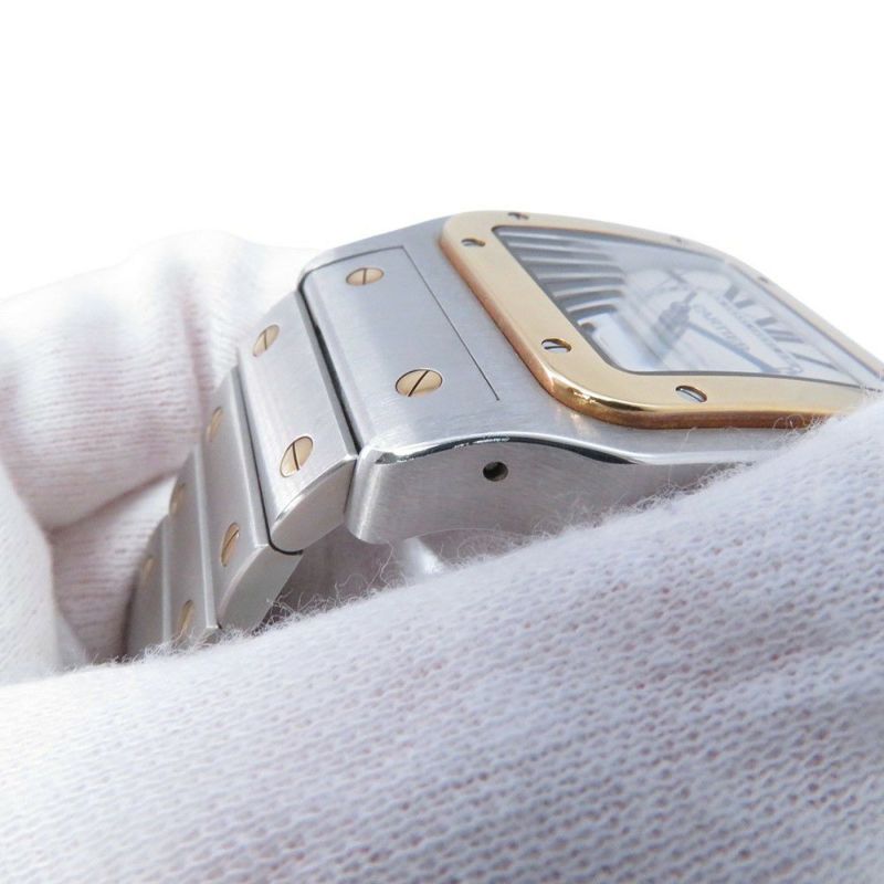カルティエ サントス ガルベ XL W20099C4 Cartier 腕時計 白文字盤