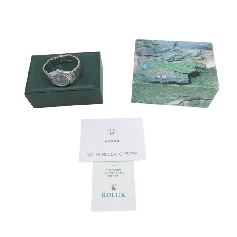 ロレックス エクスプローラー1 P番 114270 ROLEX 腕時計 黒文字盤