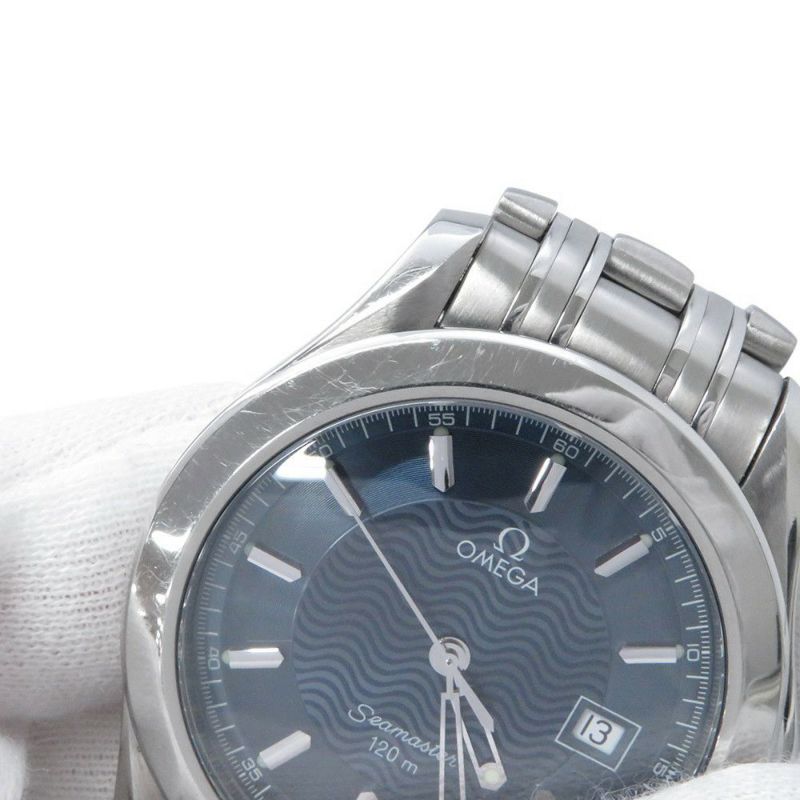 オメガ シーマスター 2511.81.00 OMEGA 腕時計 ブルー文字盤 クォーツ