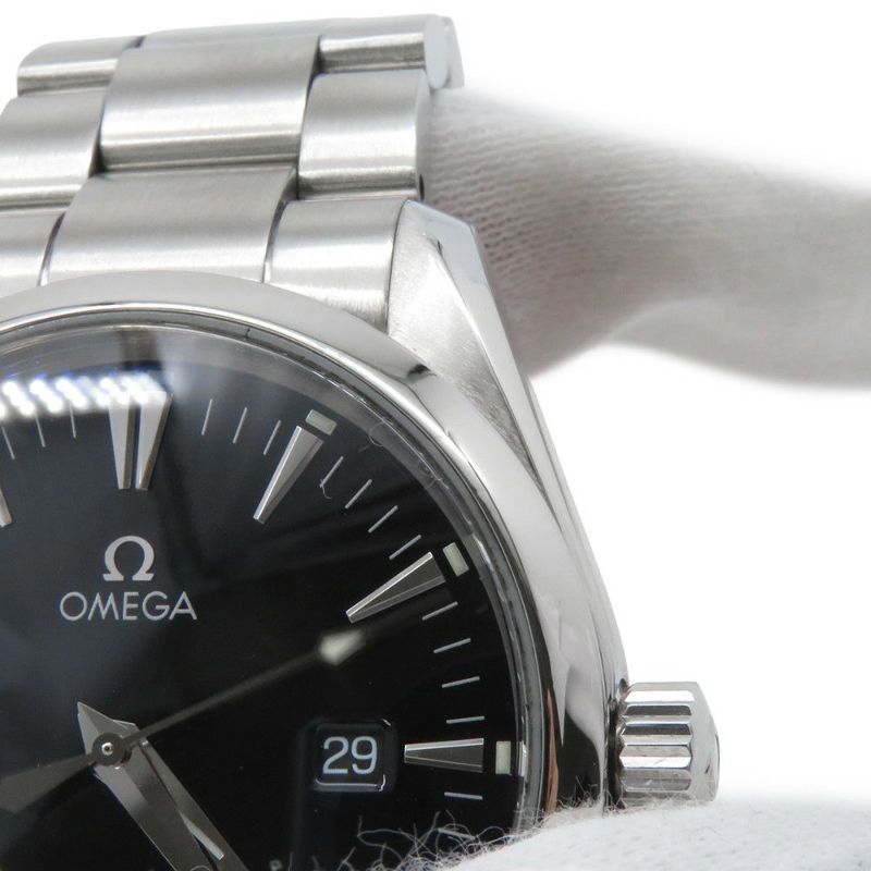 オメガ シーマスター アクアテラ 2517.50 OMEGA 腕時計 ウォッチ メンズ クォーツ 黒文字盤