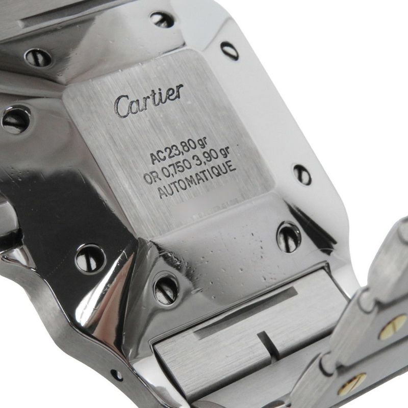 カルティエ サントスガルベ LM 1036288 SS/K18イエローゴールド Cartier 腕時計 白文字盤