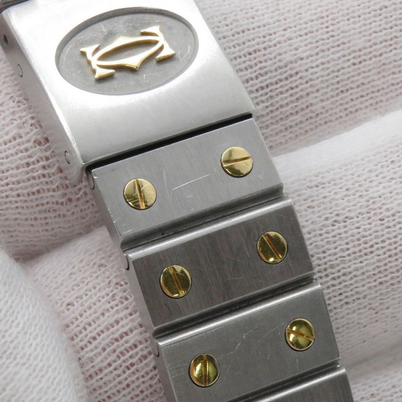 カルティエ サントスガルベ LM 1036288 SS/K18イエローゴールド Cartier 腕時計 白文字盤