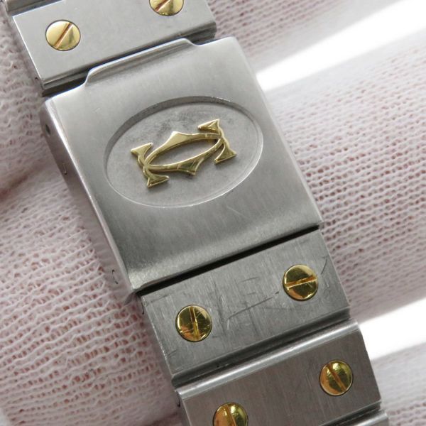 カルティエ サントスガルベ LM 1036288 SS/K18イエローゴールド Cartier 腕時計 白文字盤