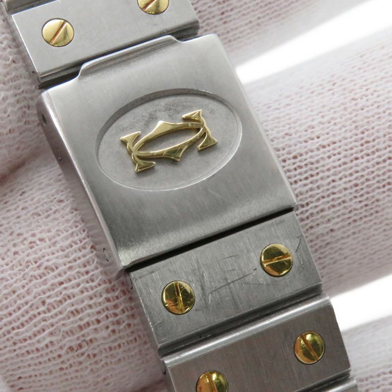カルティエ サントスガルベ LM 1036288 SS/K18イエローゴールド Cartier 腕時計 白文字盤