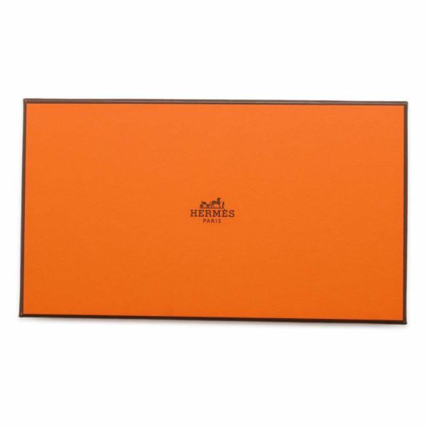 エルメス 長財布 アザップロング シルクイン ブラック/シルバー金具 エプソン W刻印 HERMES 財布 黒