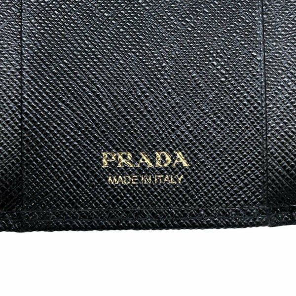 プラダ 6連キーケース サフィアーノレザー 1PG222 PRADA キーケース 黒 アウトレット品