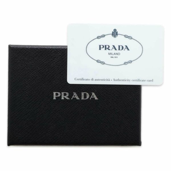 プラダ 6連キーケース サフィアーノレザー 1PG222 PRADA キーケース 黒 アウトレット品