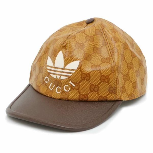 グッチ ベースボールキャップ アディダスコラボ GGクリスタル サイズM 696475 GUCCI adidas 帽子