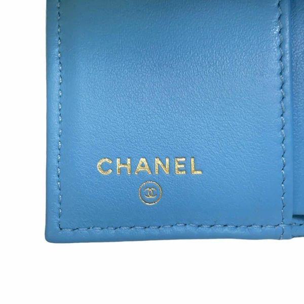 シャネル 三つ折り財布 マトラッセ フラップウォレット ラインストーン キャビアスキン AP3397 CHANEL 財布