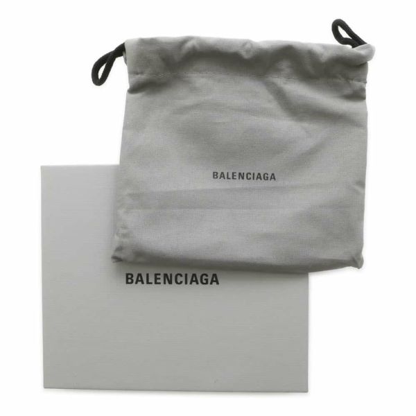 バレンシアガ 二つ折り財布 BBロゴ レザー 779971 BALENCIAGA 財布 黒