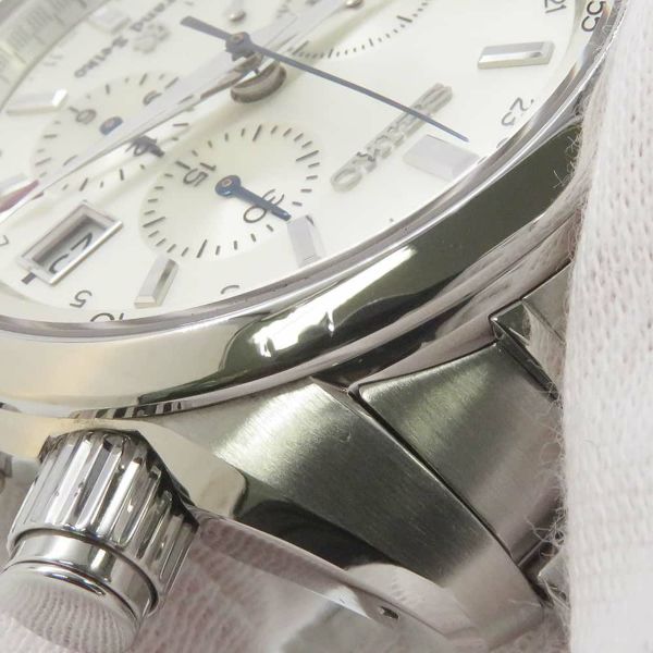 セイコー グランドセイコー スプリングドライブ クロノグラフ マスターショップ限定 SBGC001 シルバー文字盤
