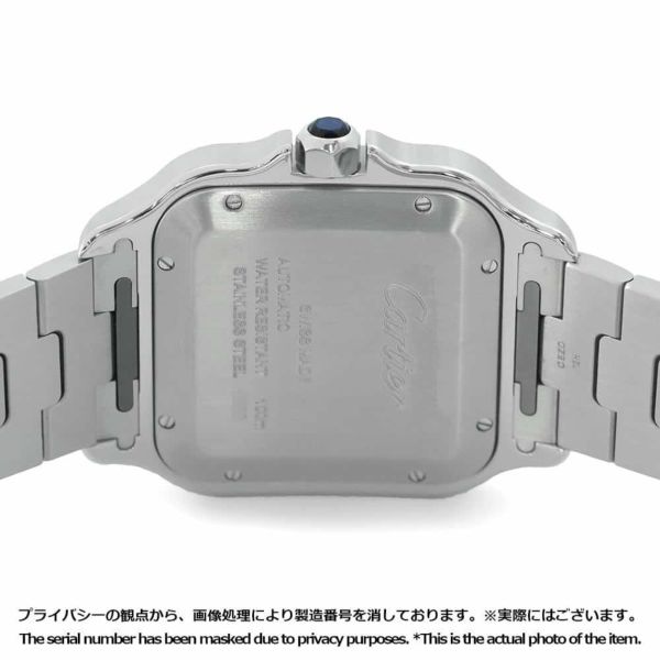 カルティエ サントス ドゥ カルティエ LM WSSA0009 Cartier 腕時計 シルバー文字盤