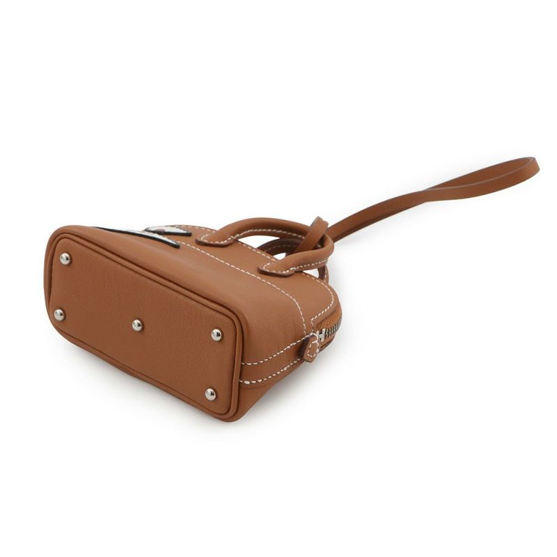 エルメス バッグチャーム ボリードシャーク ゴールド/シルバー金具 スイフト K刻印 チャーム