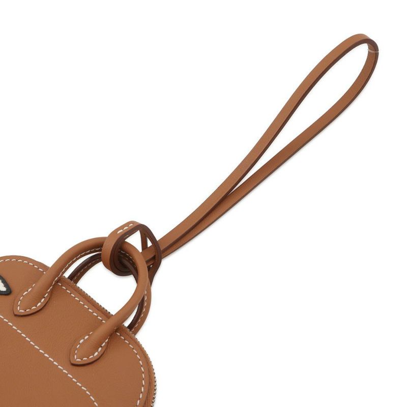 エルメス バッグチャーム ボリードシャーク ゴールド/シルバー金具 スイフト K刻印 チャーム